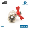 3/8′′-1′′ Inch Butterfly Handle Brass Ball Valve